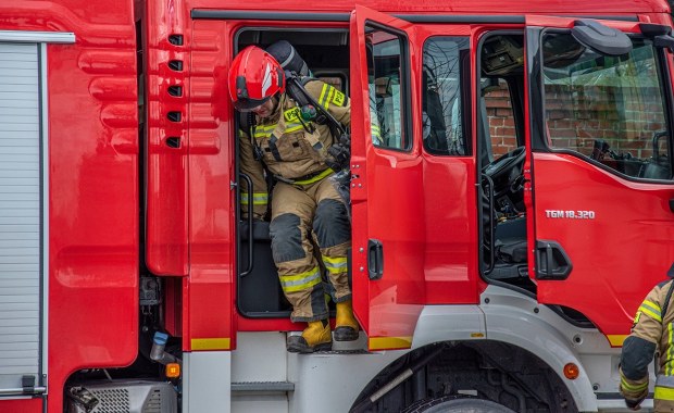 Mężczyzna zginął w pożarze. Tragedia w Tczewie