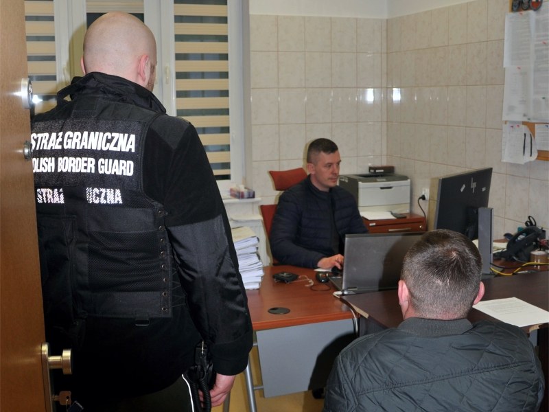 Mężczyzna został ukarany grzywną /Straż Graniczna