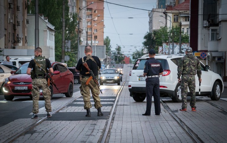 Mężczyzna został zatrzymany w Doniecku, zdj. ilustracyjne /AFP