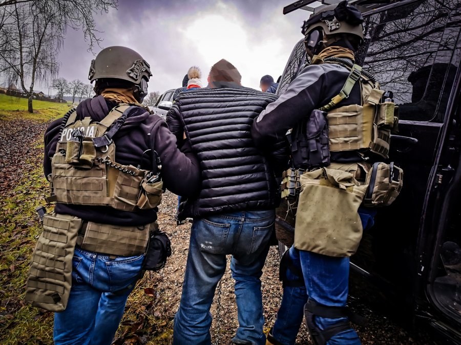 Mężczyzna został zatrzymany w wigilię /Policja