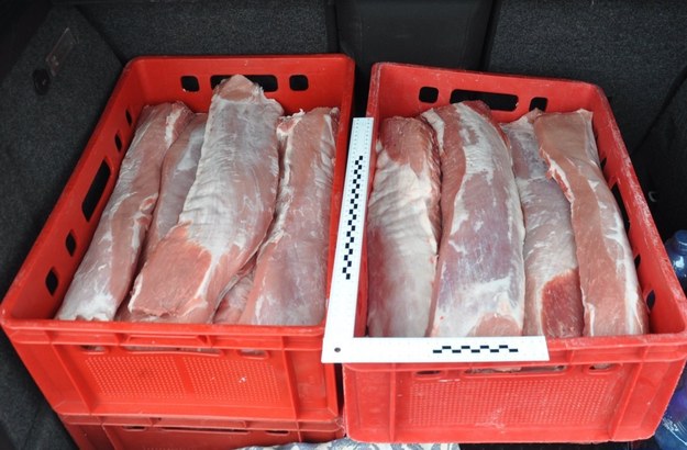 Mężczyźni w sumie ukradli blisko 2,5 tony mięsa /Policja