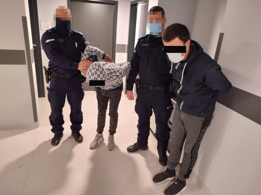 Mężczyźni zatrzymani przez policję /KRP II – Mokotów, Ursynów, Wilanów  /