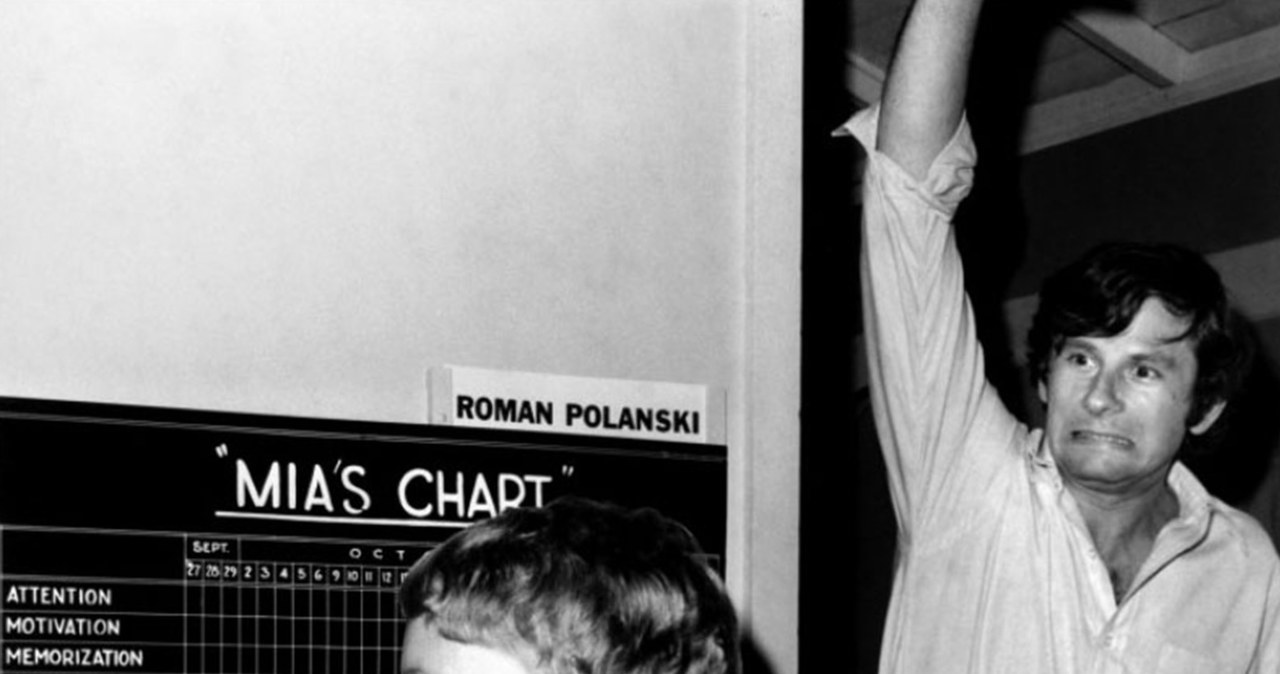 Mia Farrow i Roman Polański na planie "Dziecka Rosemary" /Collection Christophel / William Castle Productions /East News