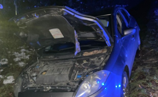 Miała ponad 3 promile i wpadła do rowu. Tłumaczyła, że wypiła jeden kieliszek 