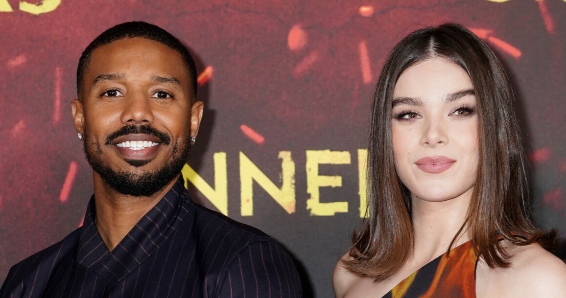 Michael B. Jordan i Hailee Steinfeld na pokazie filmu "Grzesznicy" /Ian West /East News