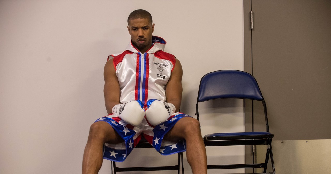 Michael B. Jordan w filmie "Creed: Narodziny legendy" /materiały dystrybutora