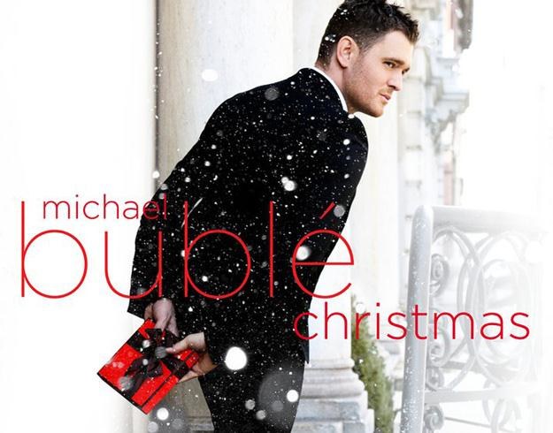 Michael Bublé na okładce swojej świątecznej płyty /