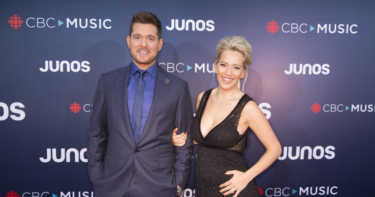 Michael Buble z żoną /Phillip Chin /Getty Images