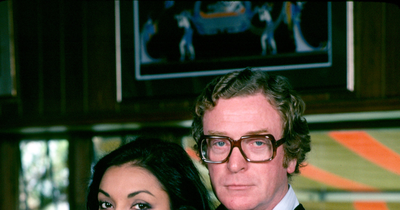 Michael Caine i jego żona Shakira (1984) /Paul Harris  /Getty Images