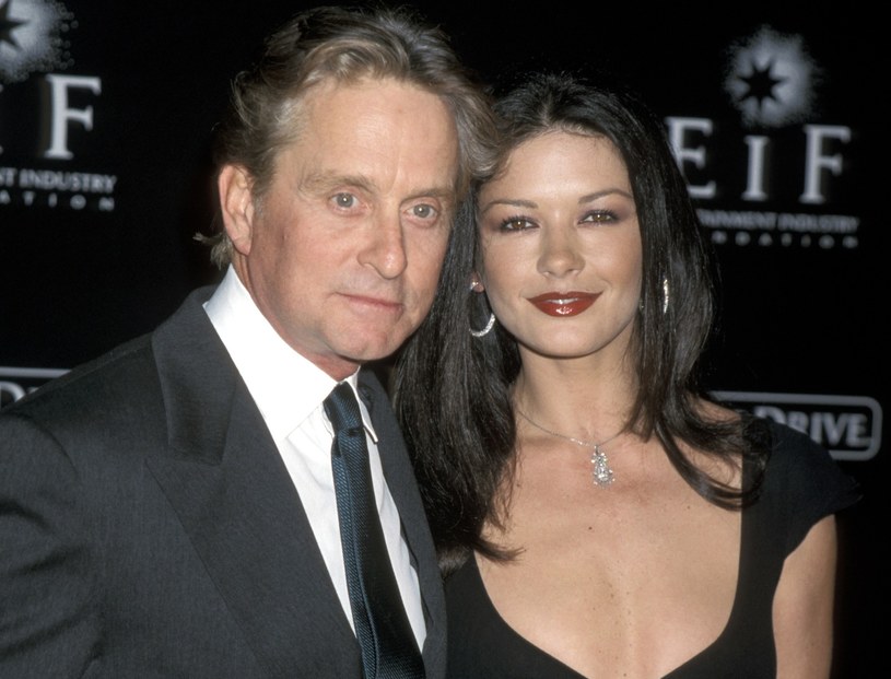 Michael Douglas i Catherine Zeta-Jones, 1999 r. /Jim Smeal/Ron Galella Collection /Getty Images