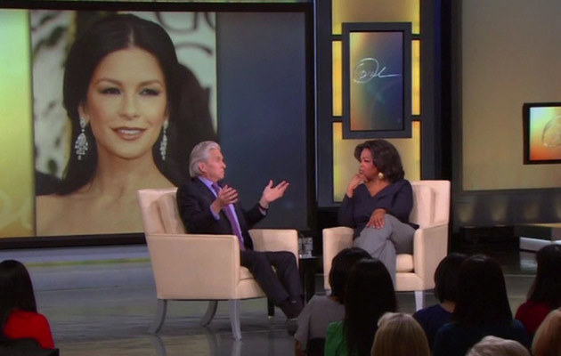 Michael Douglas w talk show Oprah Winfrey &nbsp; /Splashnews