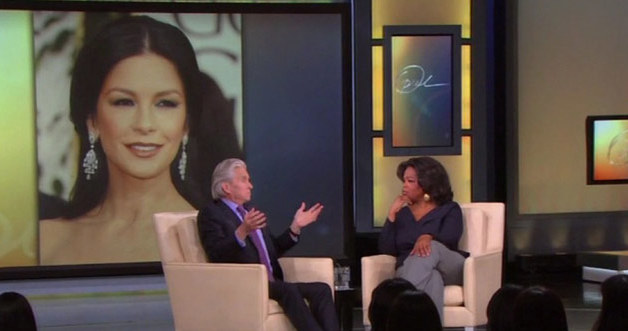 Michael Douglas w talk show Oprah Winfrey &nbsp; /Splashnews