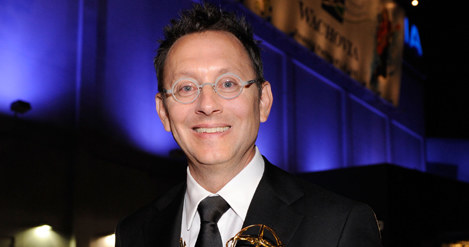 Michael Emerson ze Złotym Globem /Kevork Djansezian /Getty Images/Flash Press Media