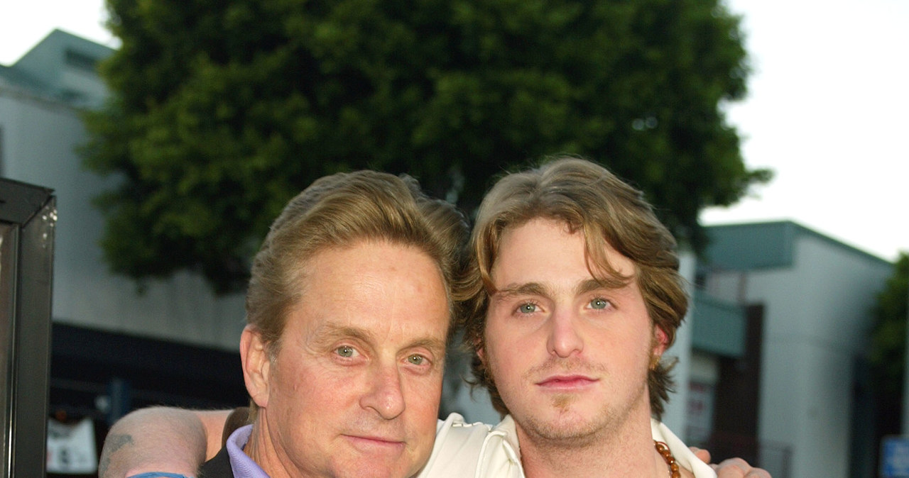 Michael i Cameron Douglas, 2003 rok /Kevin Winter /Getty Images