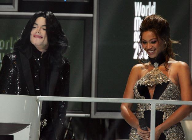 Michael Jackson i Beyonce w 2006 roku - fot. MJ Kim /Getty Images/Flash Press Media