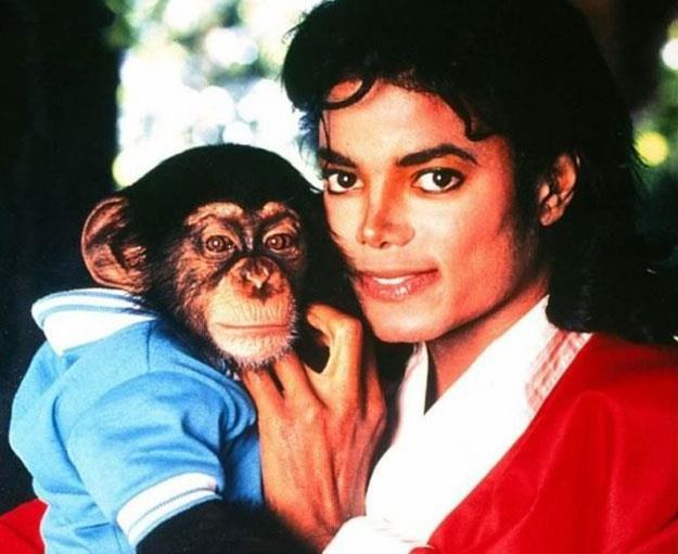 Michael Jackson i Bubbles tworzyli nierozłączną parę /
