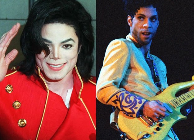 Michael Jackson i Prince podali sobie ręce po 25 latach /arch. AFP