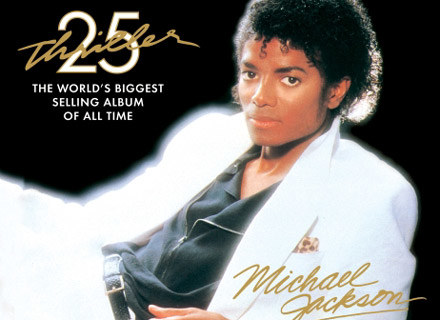 Michael Jackson na okładce jubileuszowego "Thrillera" /