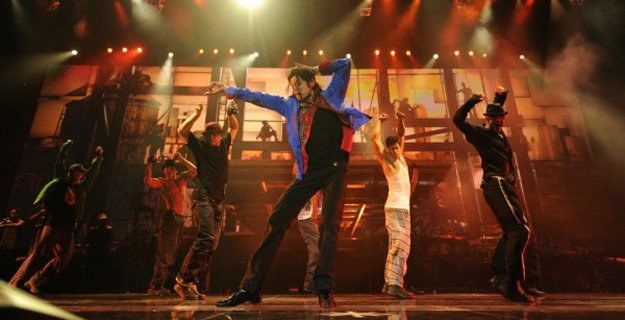Michael Jackson podczas prób do serii koncertów w londyńskiej O2 Arena /materiały dystrybutora