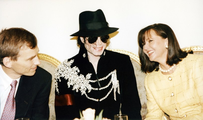 Michael Jackson podczas spotkania z Jolantą Kwaśniewską /Laski Diffusion/Laski Diffusion /East News
