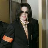 Michael Jackson przed środową rozprawą /AFP
