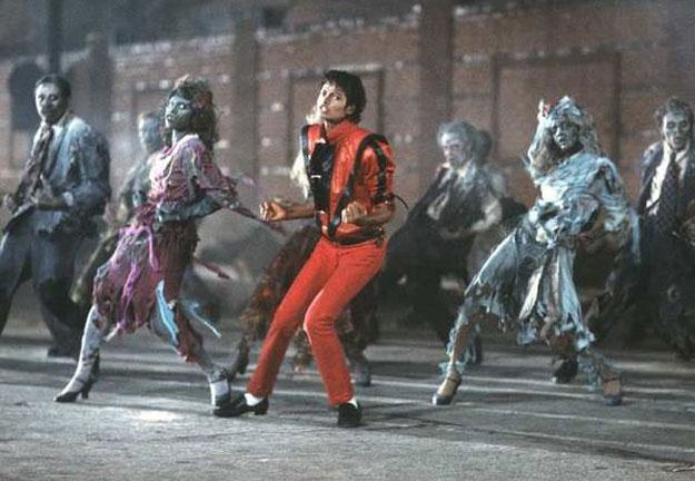 Michael Jackson w słynnej kurtce /