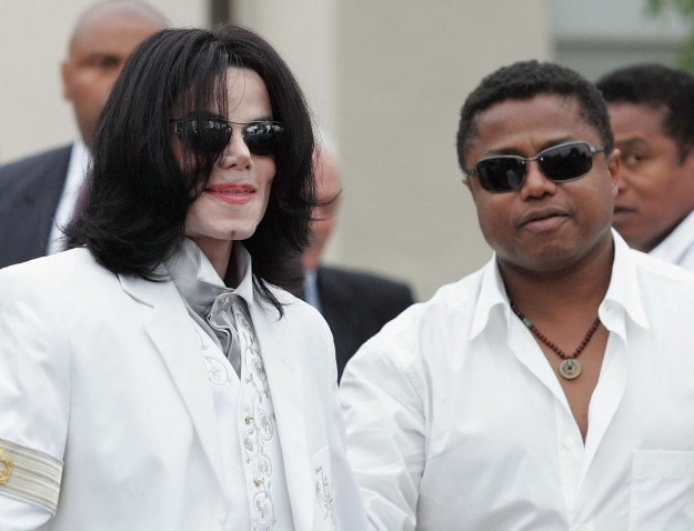 Michael Jackson z bratem Randym fot. Doug Benc /Getty Images/Flash Press Media