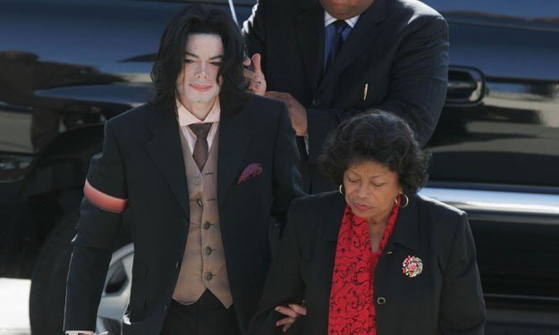 Michael Jackson z matką fot. Pool /Getty Images/Flash Press Media