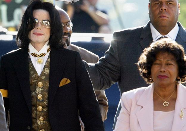 Michael Jackson z matką Katherine fot. Pool /Getty Images/Flash Press Media
