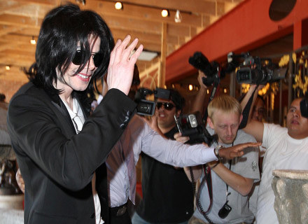 Michael Jackson - zdjęcie z października 2008 /Agencja FORUM