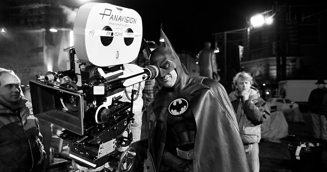 Michael Keaton na planie filmu "Batman" /Murray Close / Contributor /Getty Images