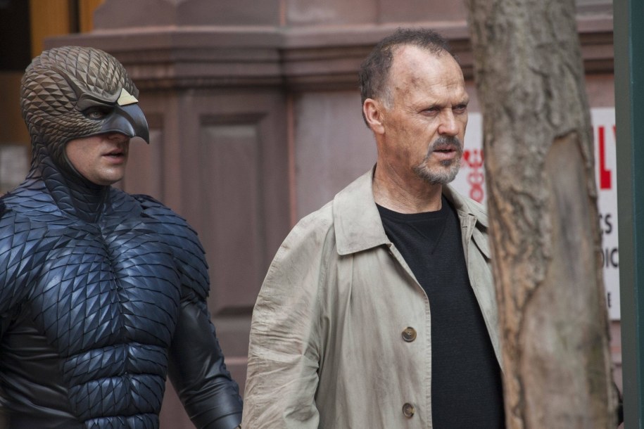 Michael Keaton na planie filmu "Birdman" /DPA/Media Punch /Unimedia   /PAP