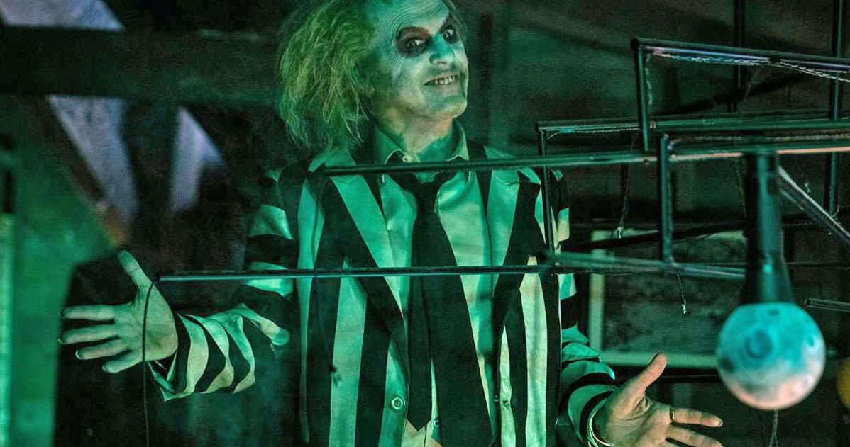 Michael Keaton w "Beetlejuice Beetlejuice" /materiały prasowe