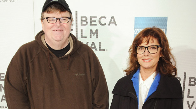 Michael Moore i Susan Sarandon twierdzą, że są szpiegowani / fot. Craig Barritt /Getty Images/Flash Press Media
