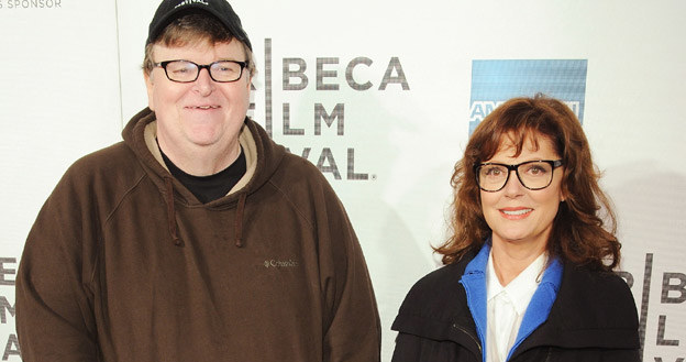 Michael Moore i Susan Sarandon twierdzą, że są szpiegowani / fot. Craig Barritt /Getty Images/Flash Press Media