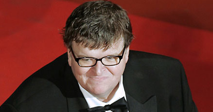 Michael Moore w Cannes /AFP