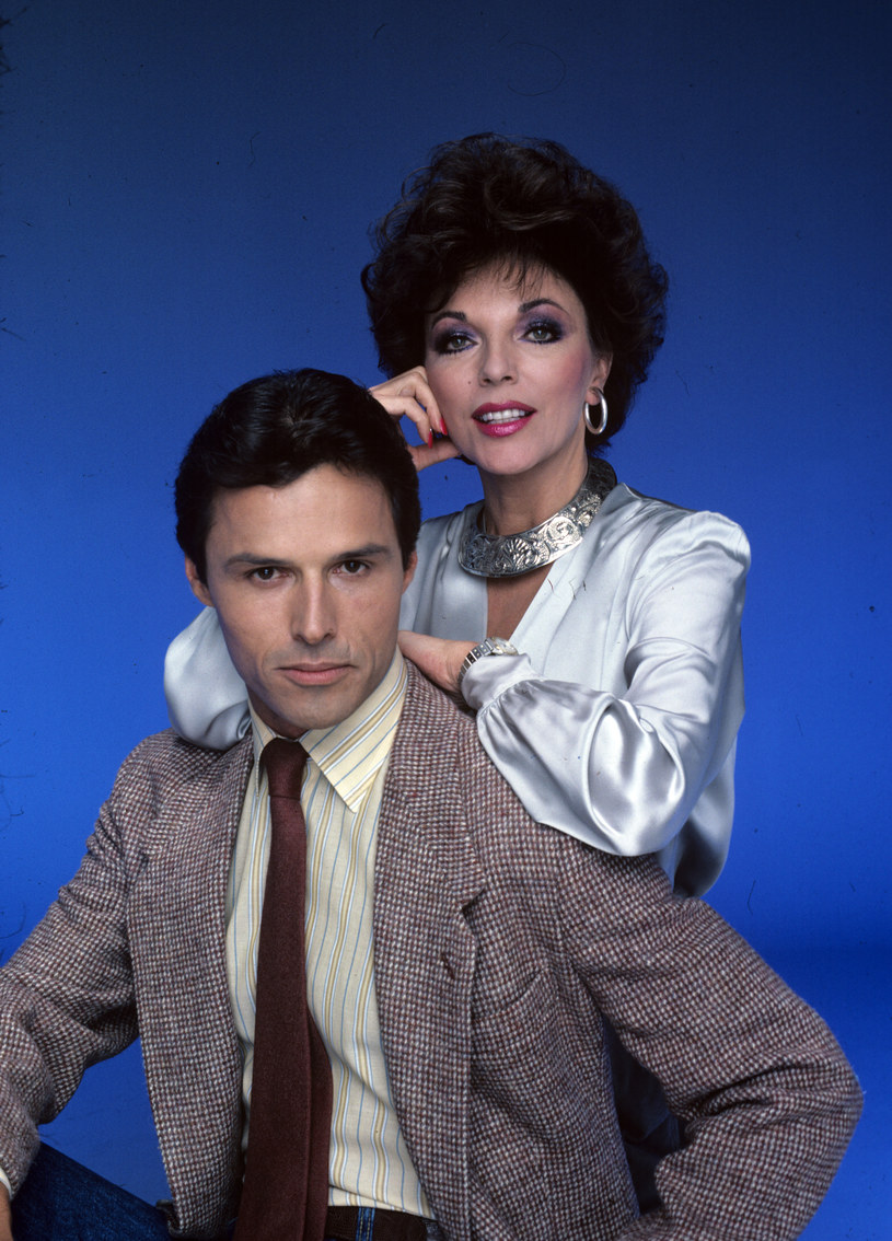 Michael Nader i Joan Collins /Getty Images