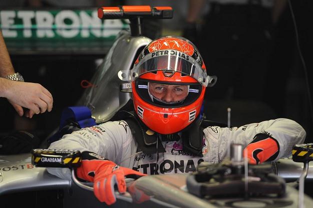 Michael Schumacher jest obecnie kierowcą teamu Mercedes GP /AFP