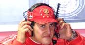 Michael Schumacher od mocnego uderzenia zaczął weekend na Monza /poboczem.pl