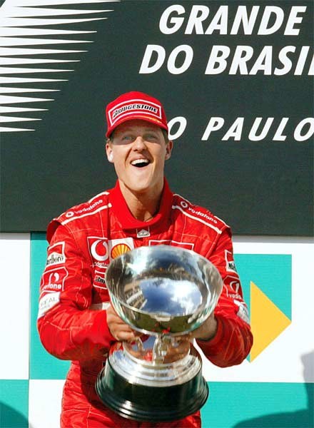 Michael Schumacher w nowym Ferrari nie dał szans rywalom /INTERIA.PL