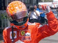 Michael Schumacher wywalczył pole position
