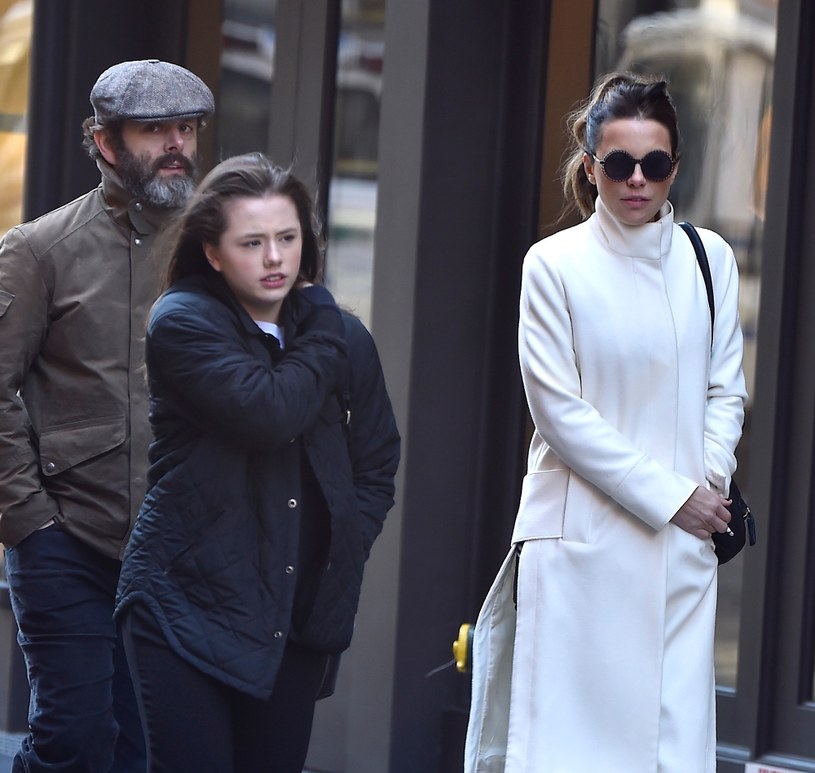 Michael Sheen, Lily Mo Sheen i Kate Beckinsale w 2016 roku /Alo Ceballos/GC Images /Getty Images