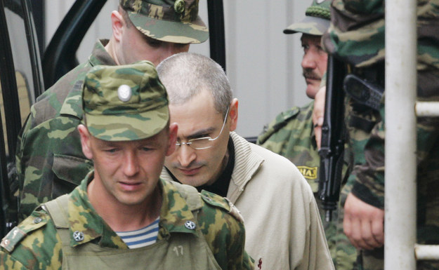 Michaił Chodorskowski jeszcze jako rosyjski więzień /Fyodor Savintsev  /PAP/EPA