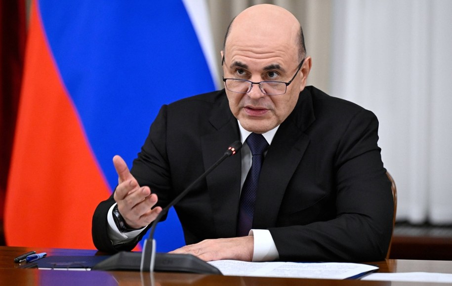 Michaił Miszustin /ALEXANDER MIRIDONOV/SPUTNIK/GOVERNMENT PRESS SERVICE/POOL /PAP/EPA