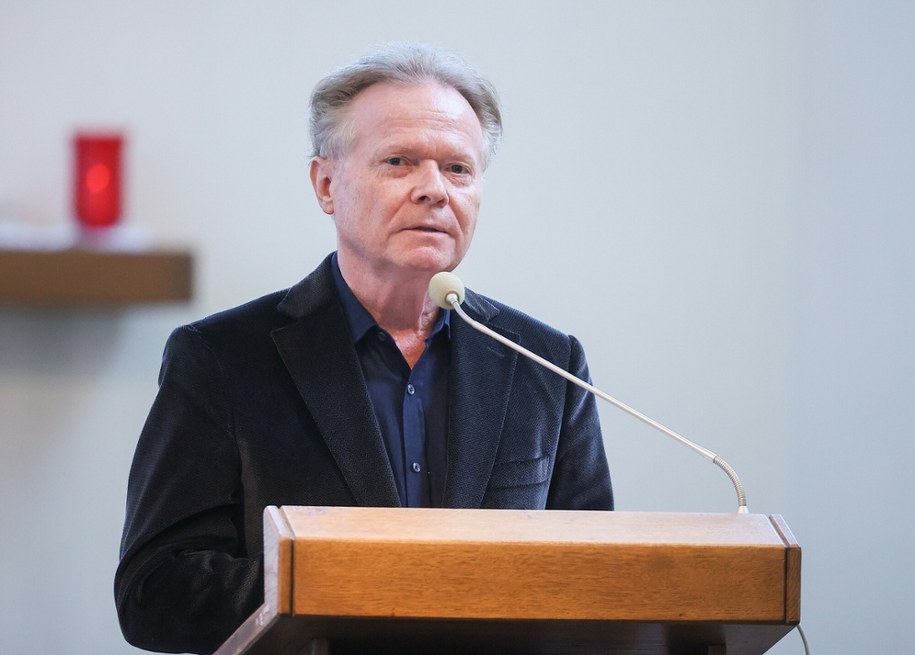 Michał Bajor na pogrzebie Katarzyny Stoparczyk /Adam Burakowski /East News