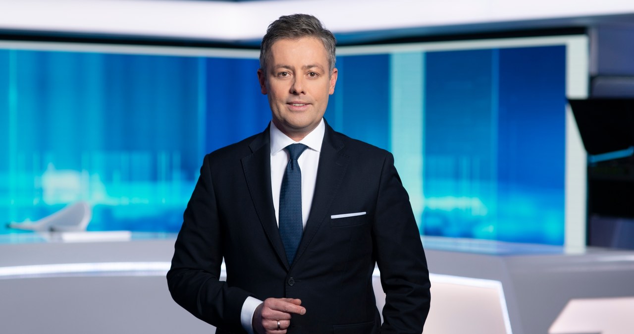 Michał Cholewiński poprowadzi sylwestrowe wydanie "Wydarzeń" /Polsat