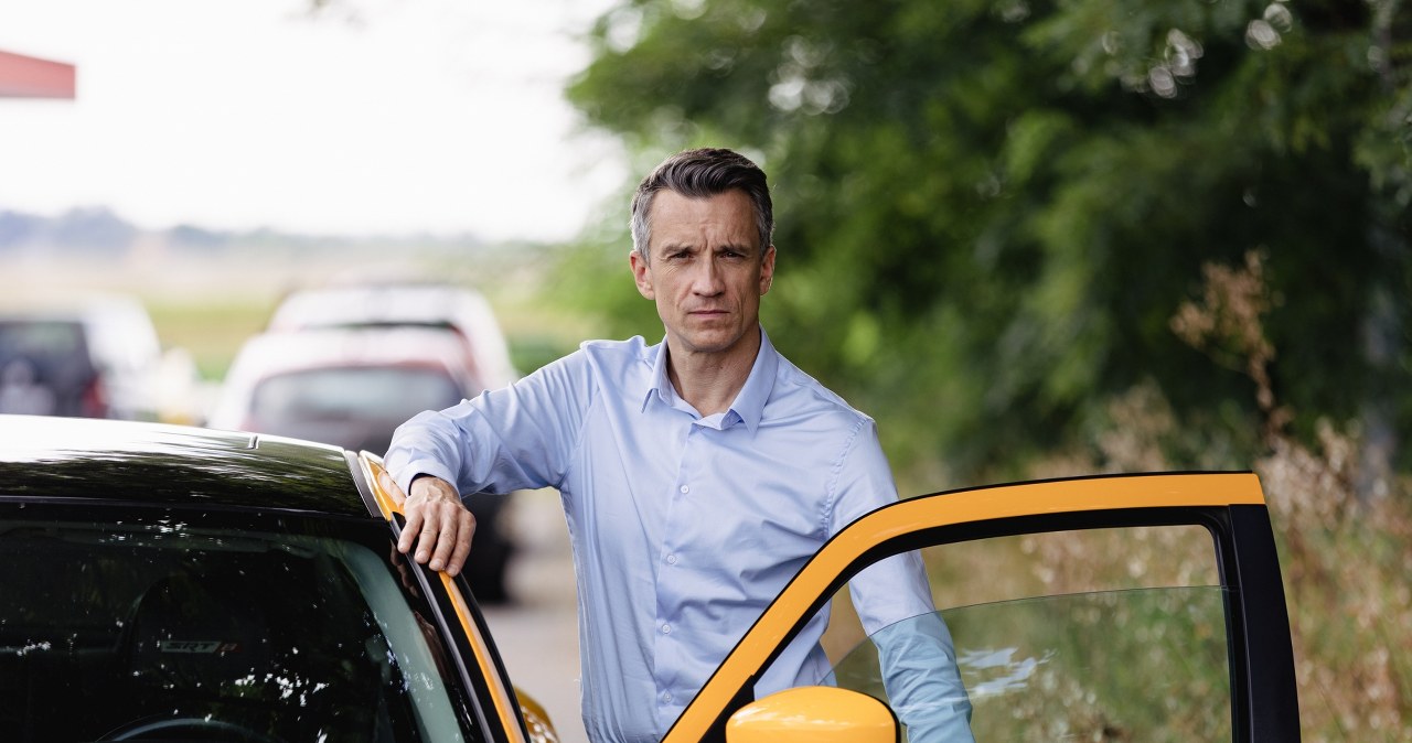 Michał Czernecki na planie filmu "Postój" /Karolina Nowaczyk /materiały prasowe