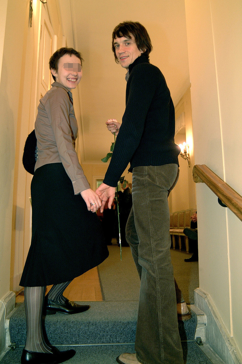 Michał Czernecki z żoną w 2004 roku /Zawada /AKPA
