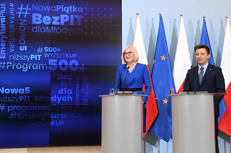 Michał Dworczyk i Joanna Kopcińska /Piotr Nowak /PAP