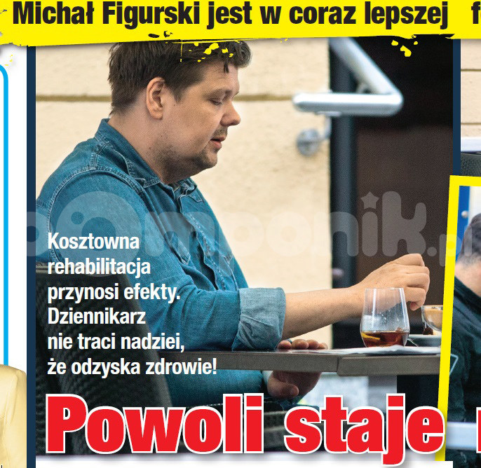 Michał Figurski na drinku /Foto IP